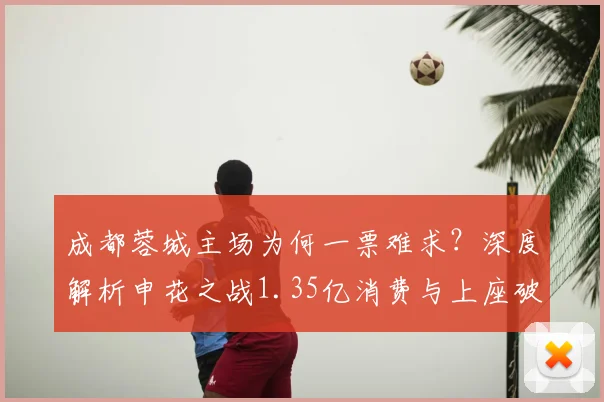 成都蓉城主场为何一票难求?深度解析申花之战1.35亿消费与上座破纪录背后